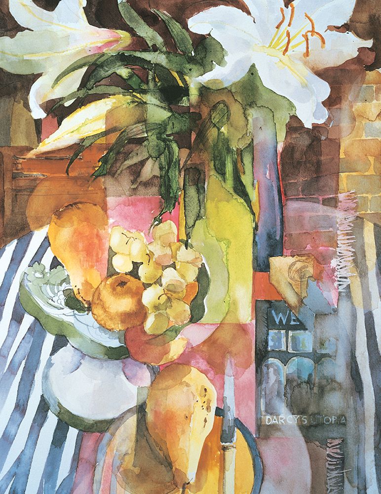 Fruit And Flowers I art print by Unknown for $57.95 CAD