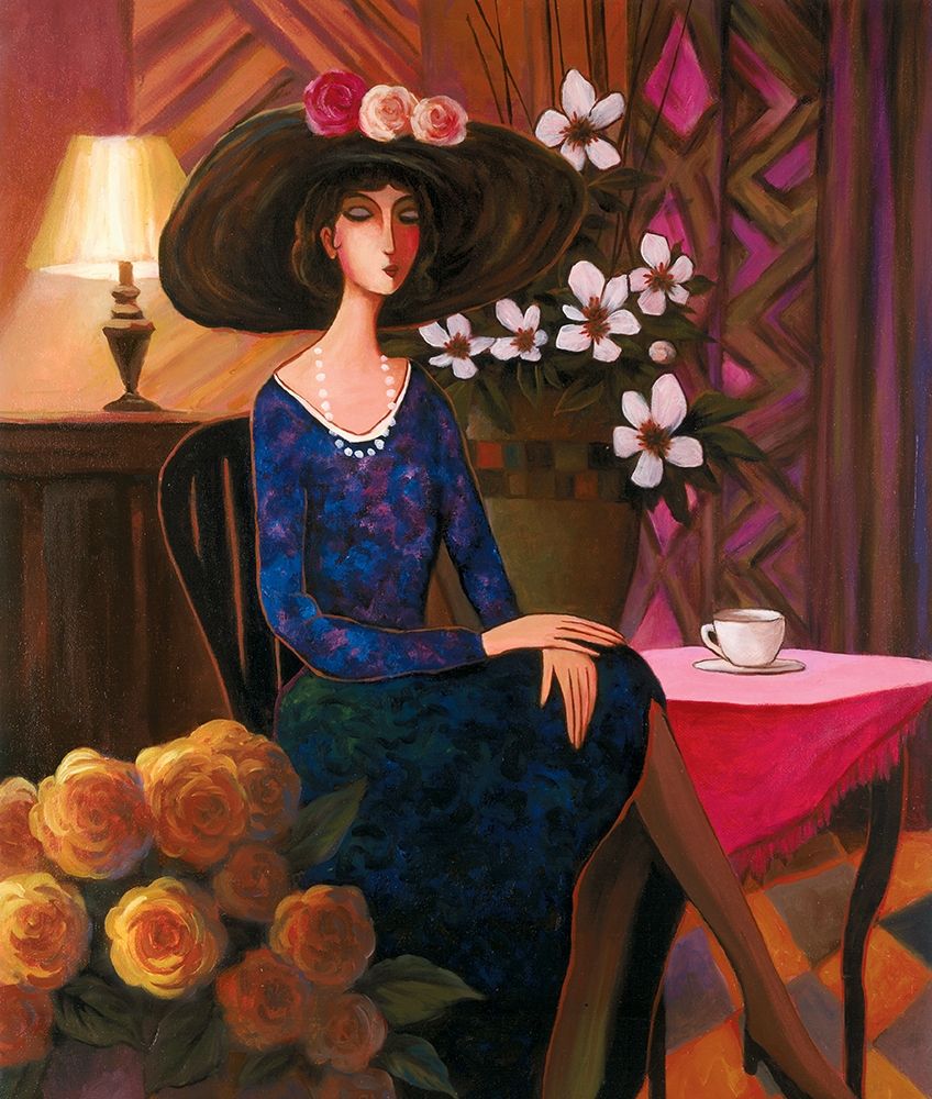 Tea Time Left art print by Unknown for $57.95 CAD