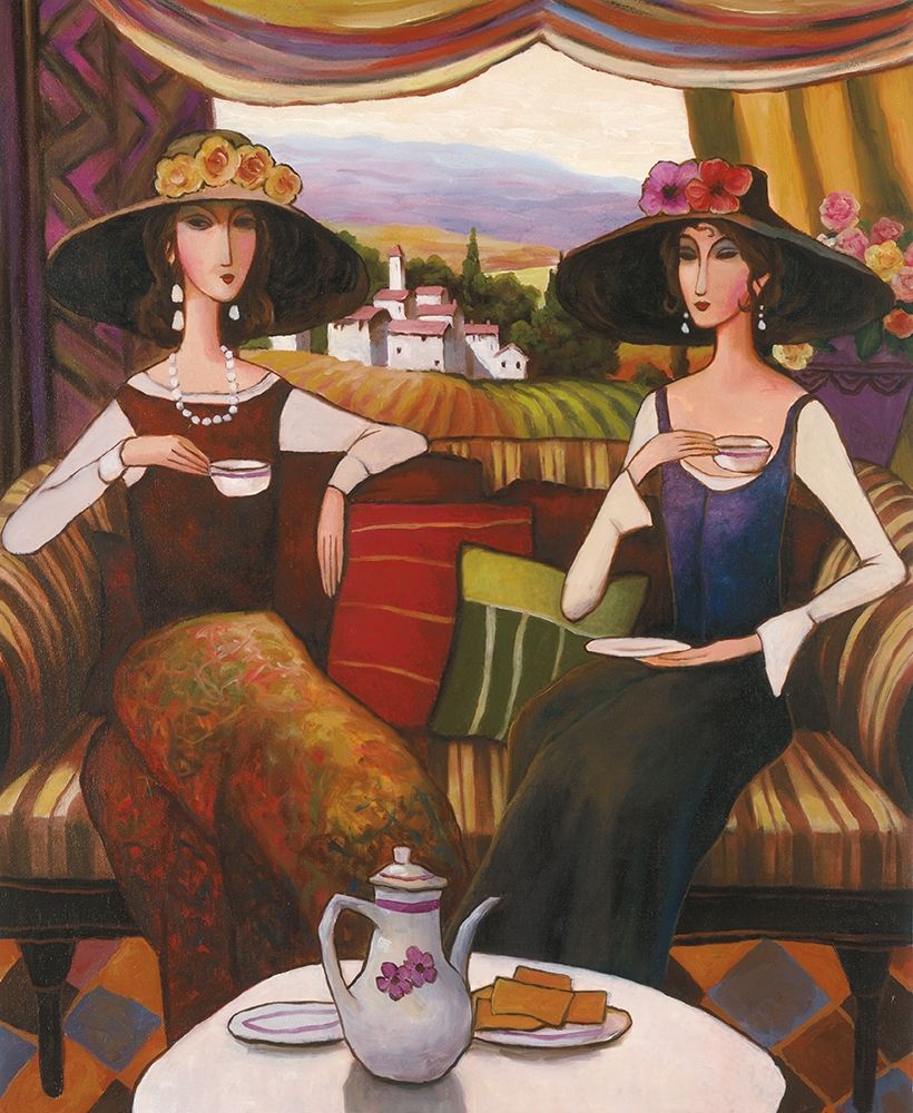 Tea Time Center art print by Unknown for $57.95 CAD