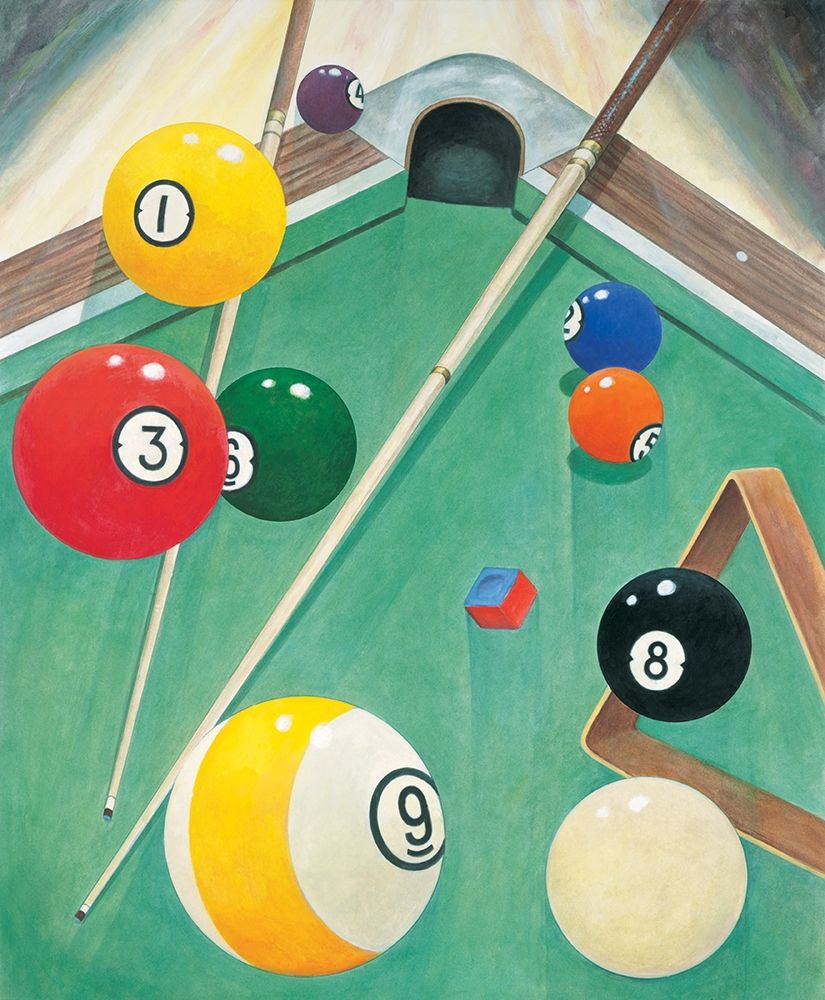 Billiards I art print by Unknown for $57.95 CAD