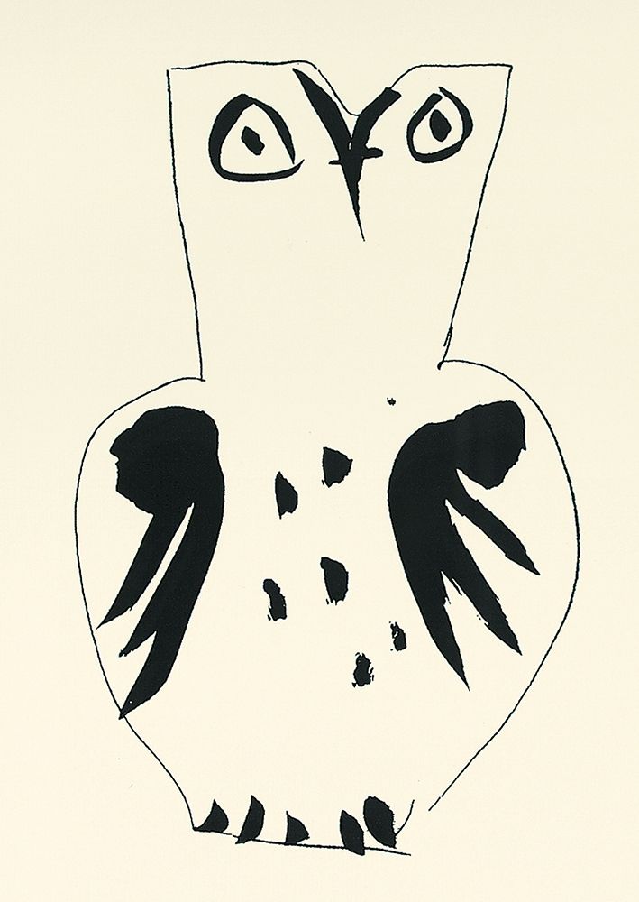 Owl Vase art print by Unknown for $57.95 CAD