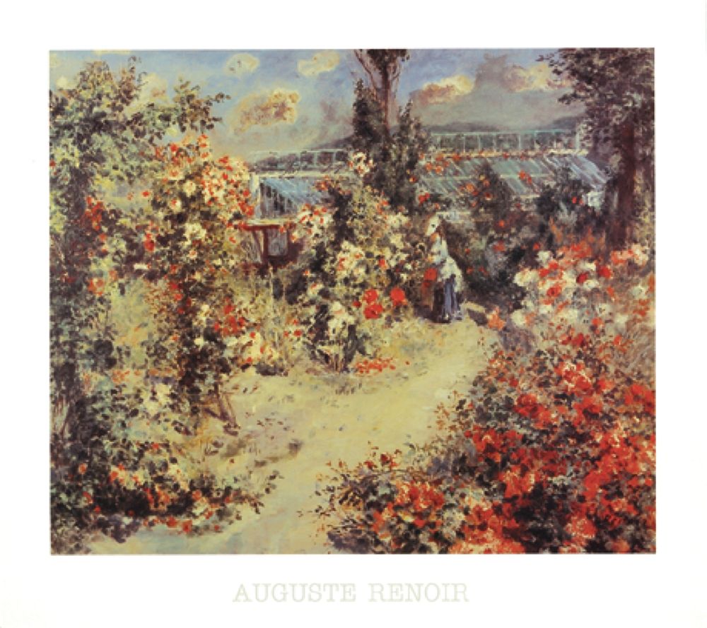 Garden art print by Pierre-Auguste Renoir for $57.95 CAD