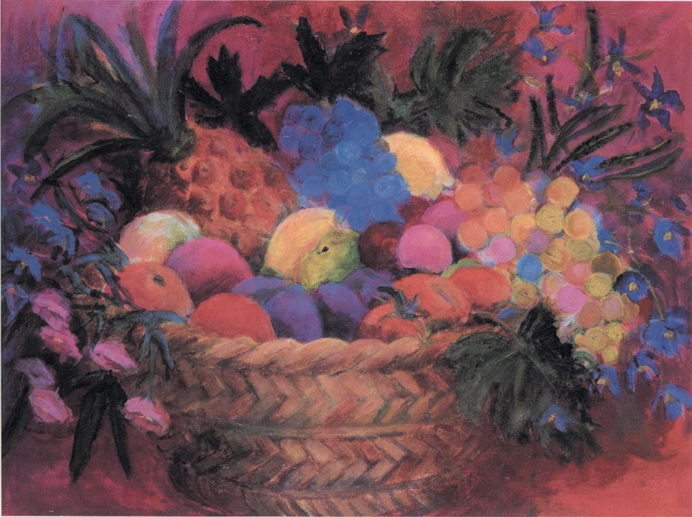 Basket of Fruit art print by Unknown for $57.95 CAD