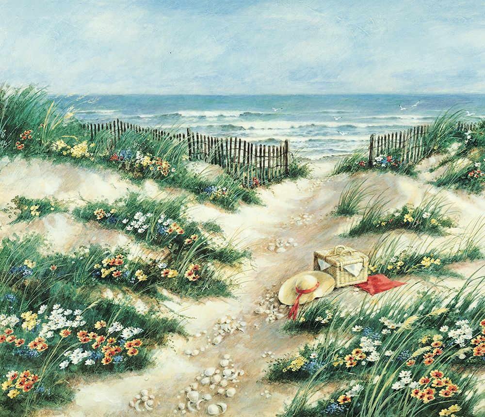 Beach Garden art print by Unknown for $57.95 CAD