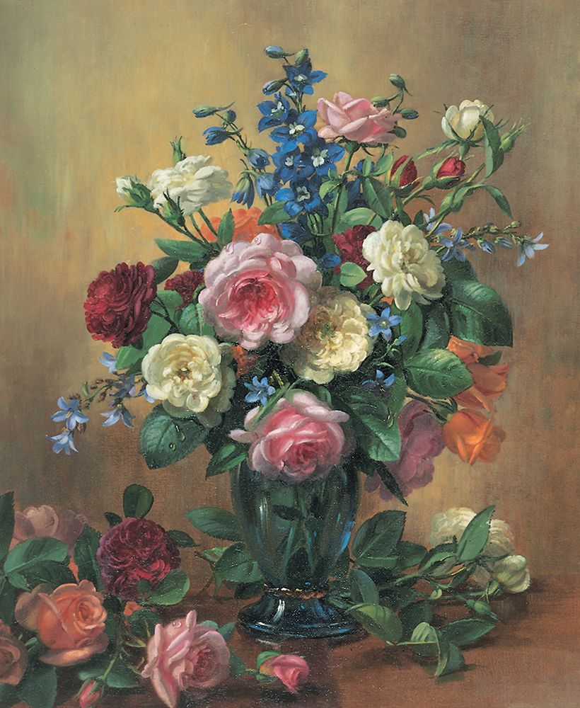 Flowers in Vase art print by Unknown for $57.95 CAD