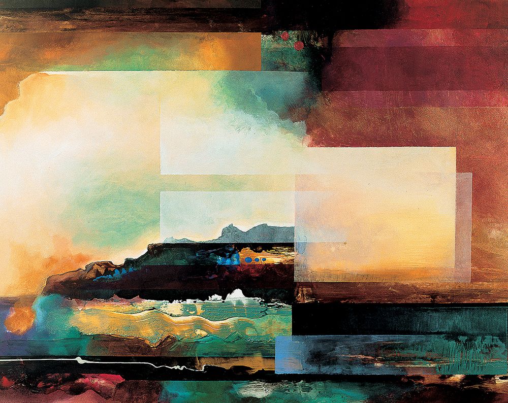 Grand Canyon Abstract II art print by Unknown for $57.95 CAD