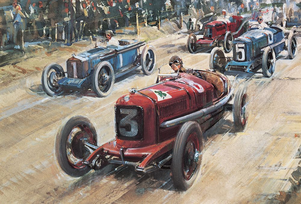 Race Cars 1922 art print by Unknown for $57.95 CAD
