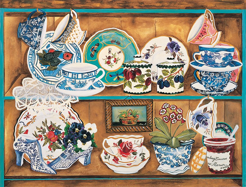 Teacups II art print by Unknown for $57.95 CAD