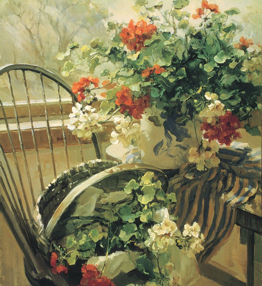 Chair Floral I art print by Unknown for $57.95 CAD