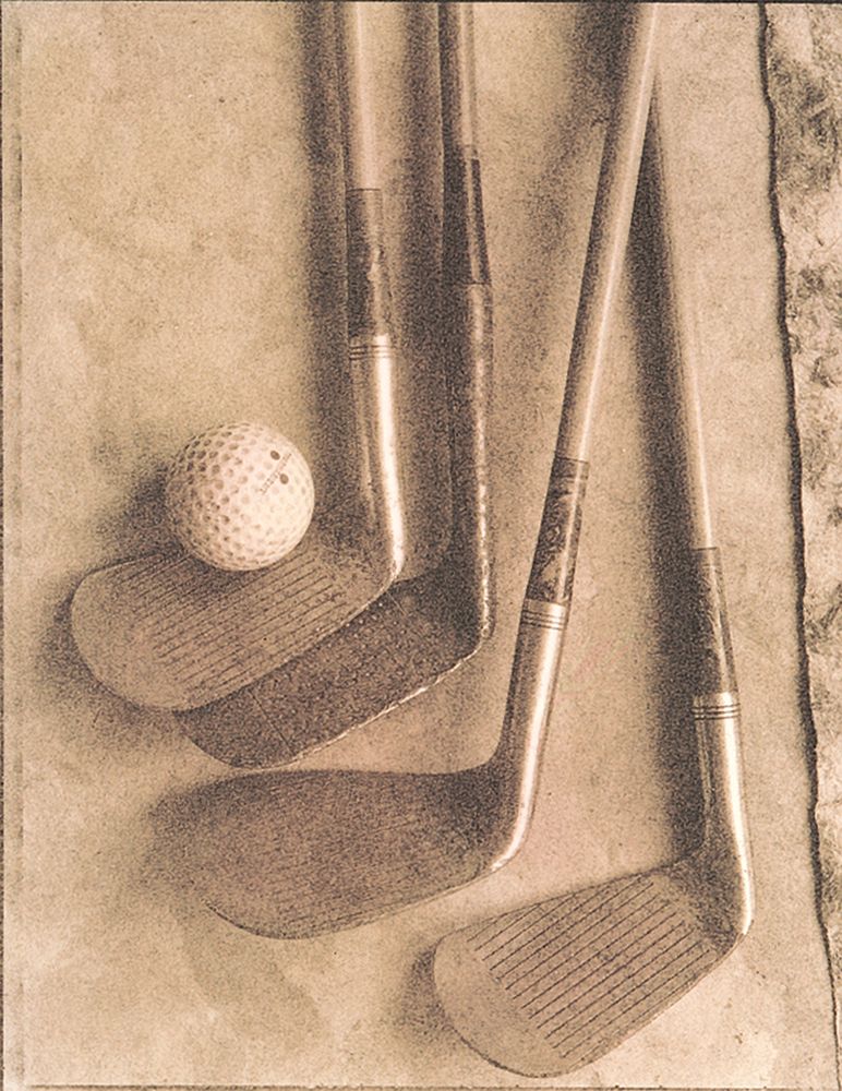Sepia Golf art print by Unknown for $57.95 CAD