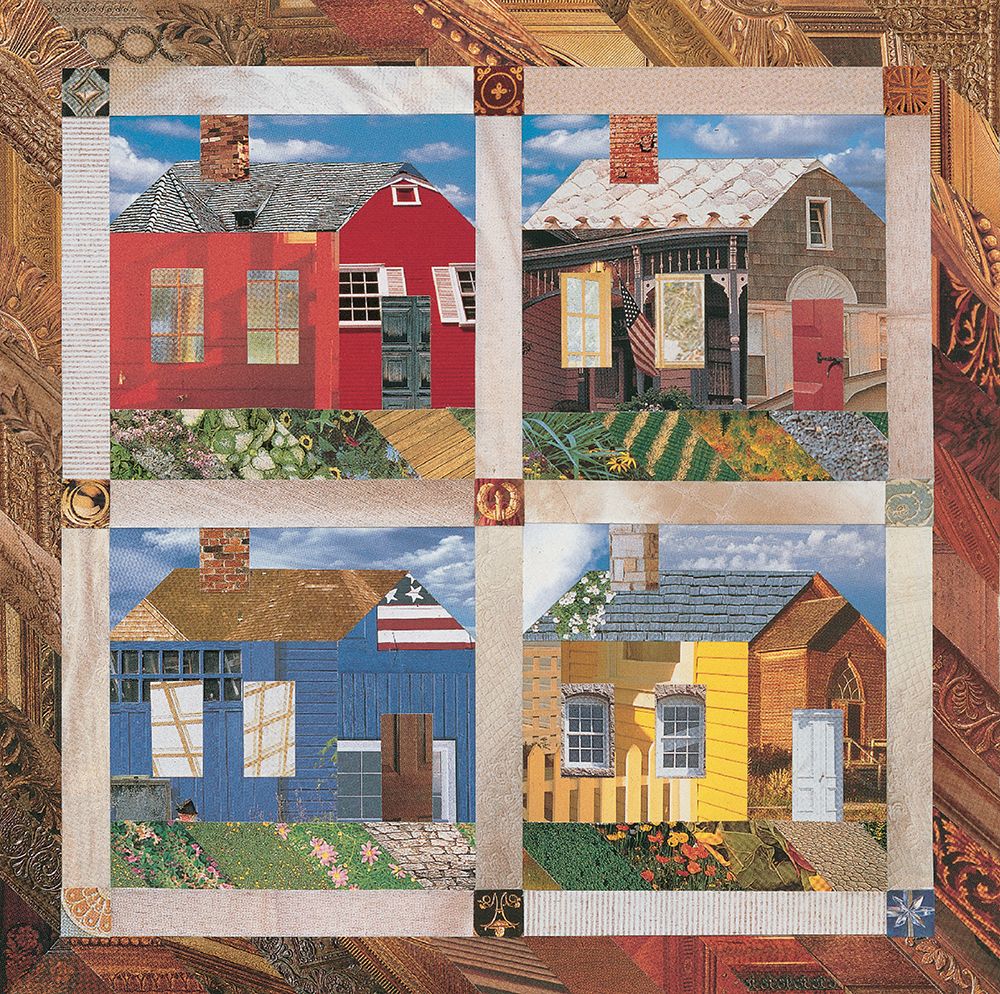 Tapestry of Homes art print by Unknown for $57.95 CAD