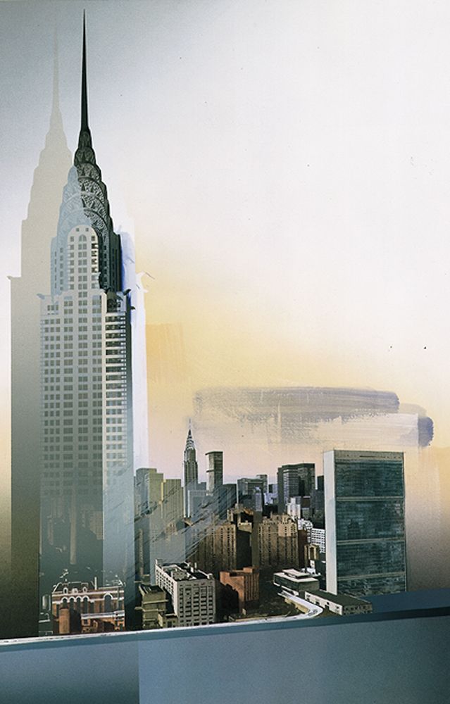 NYC Chrysler Bldg art print by Unknown for $57.95 CAD
