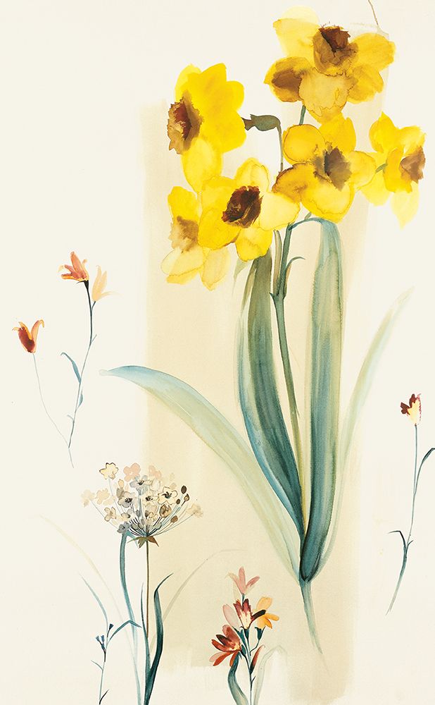 Modern Daffodils art print by Unknown for $57.95 CAD