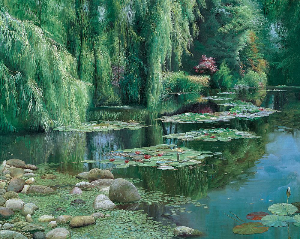 Waterlilies Pond art print by Unknown for $57.95 CAD