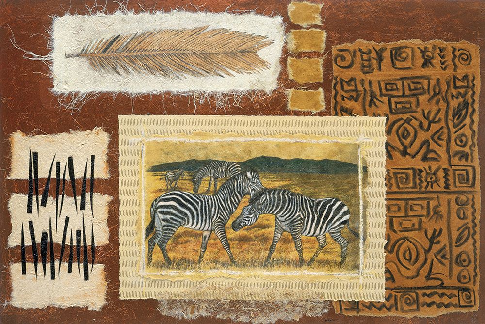 Zebra Safari art print by Unknown for $57.95 CAD