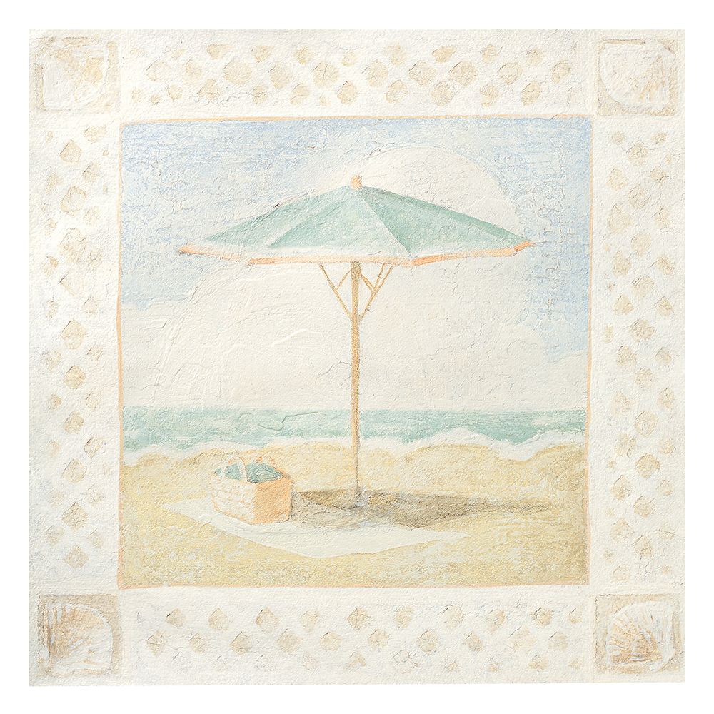 Beach Umbrella I art print by Unknown for $57.95 CAD
