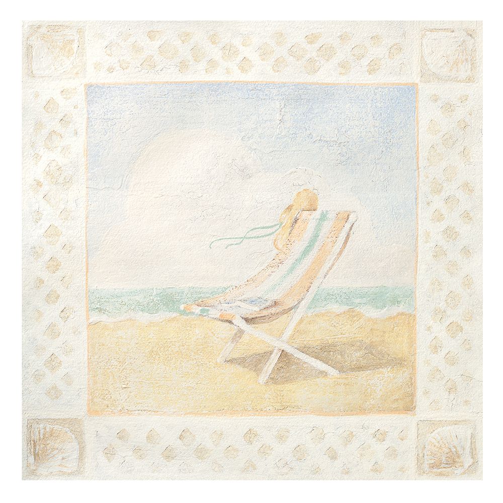 Beach Chair I art print by Unknown for $57.95 CAD