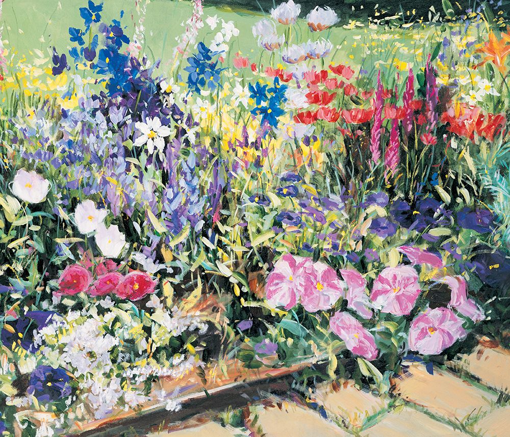 French Garden I art print by Unknown for $57.95 CAD
