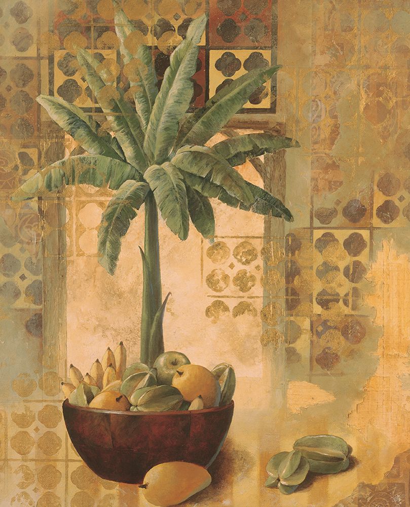 Potted Palm with Fruit II art print by Unknown for $57.95 CAD