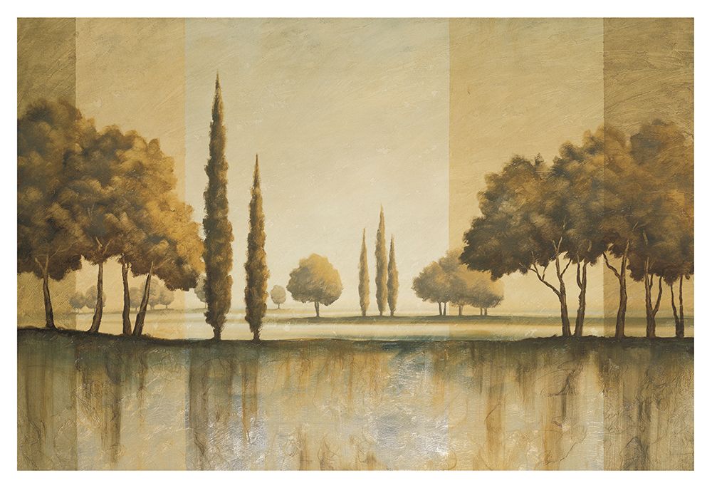 Golden Trees art print by Unknown for $57.95 CAD