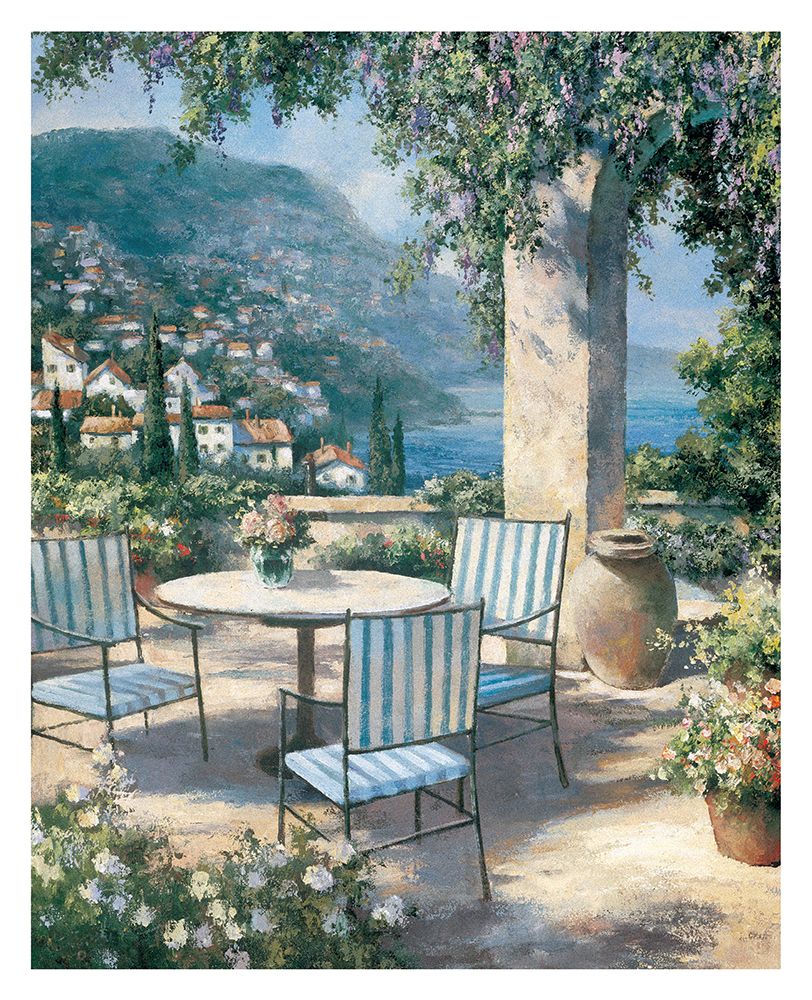 Toscany Patio art print by Unknown for $57.95 CAD
