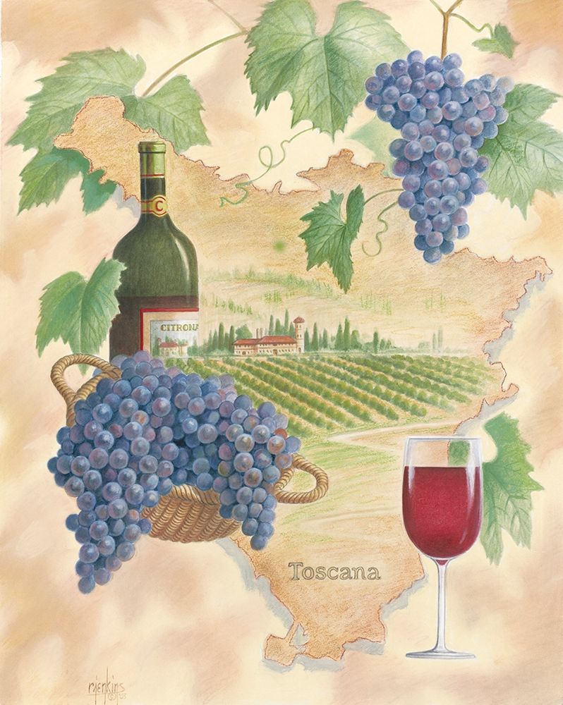Toscany Red art print by Unknown for $57.95 CAD