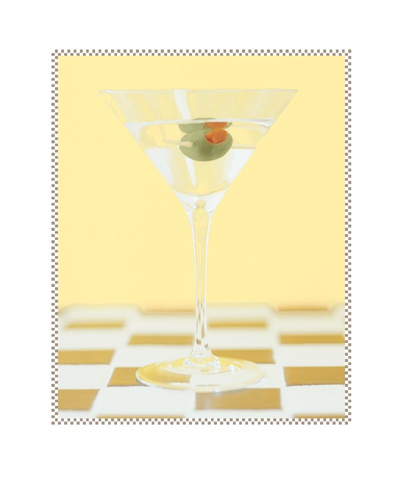Martini with Olive Yellow art print by Frontline for $57.95 CAD