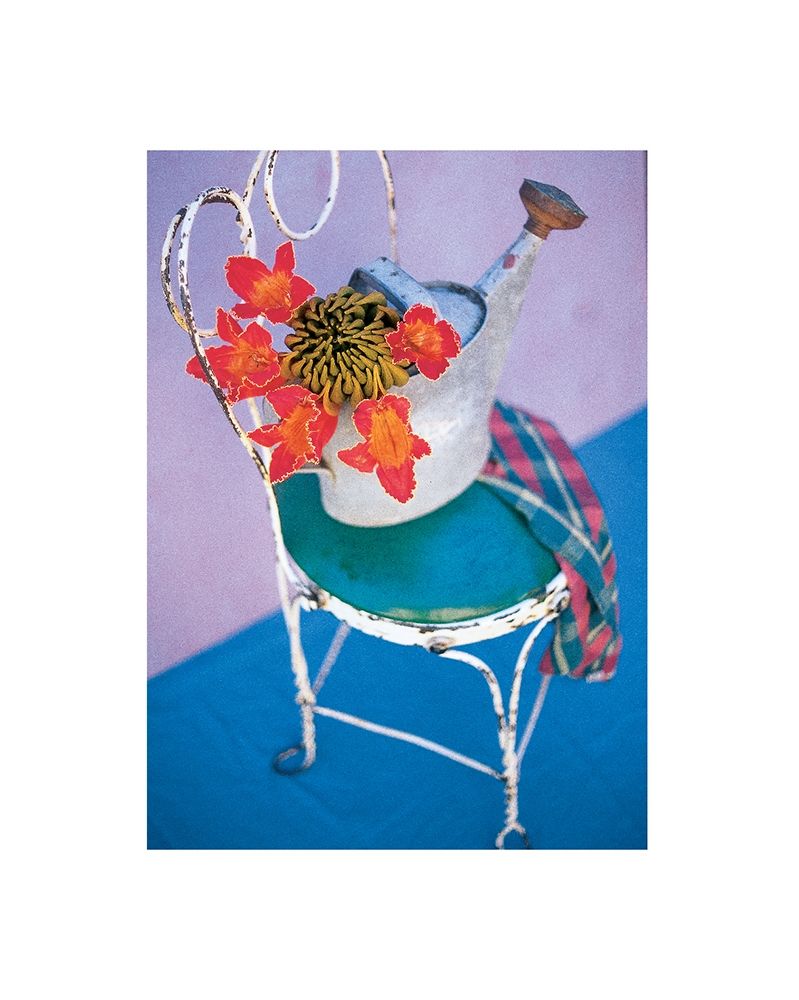 Chair and Flowers art print by Frontline for $57.95 CAD