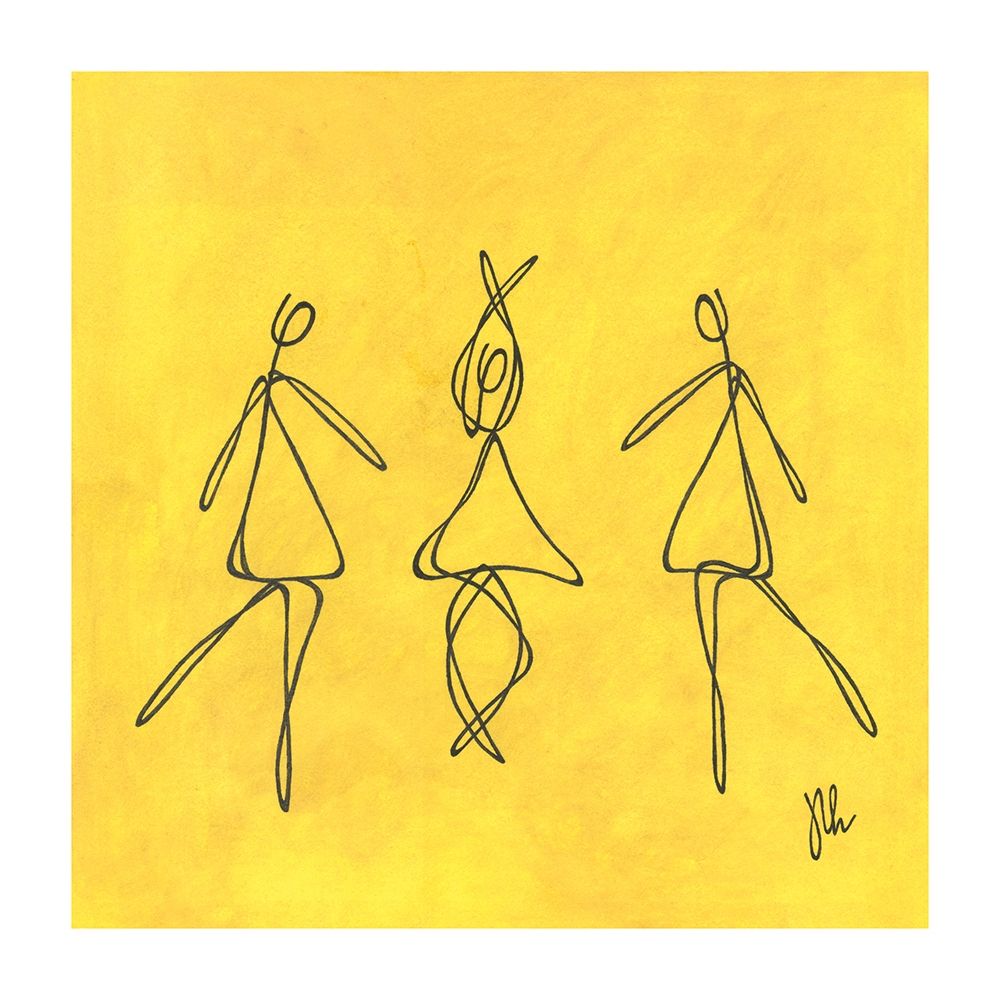 Yellow Dancers art print by Frontline for $57.95 CAD