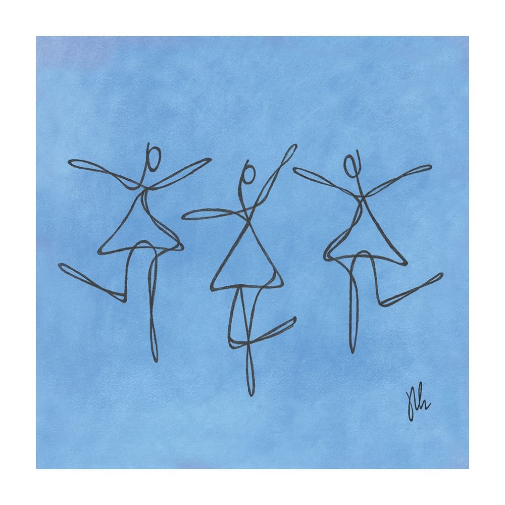 Blue Dancers art print by Frontline for $57.95 CAD