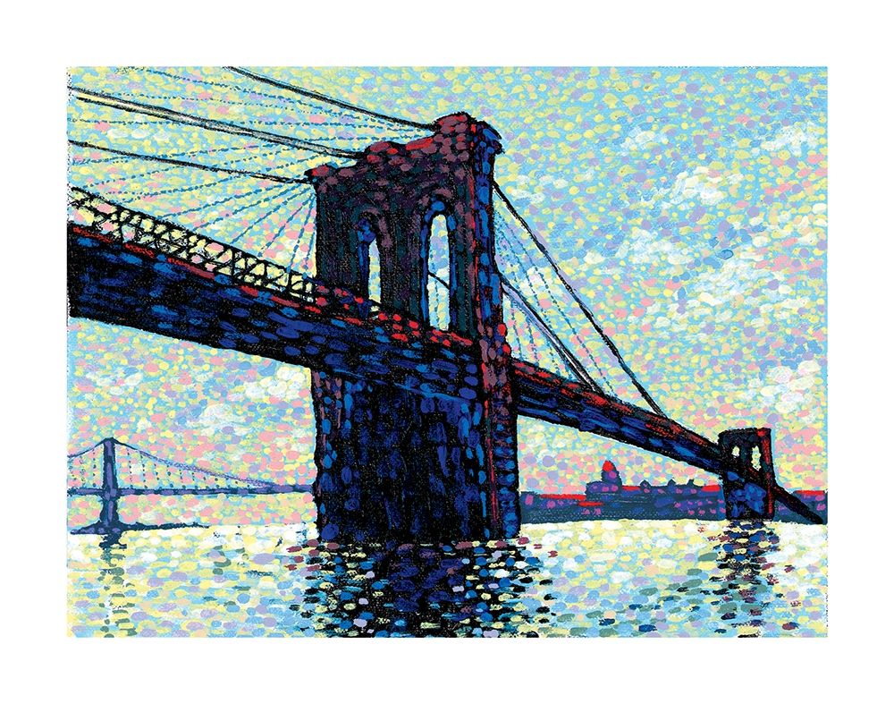 Brooklyn Bridge art print by Frontline for $57.95 CAD