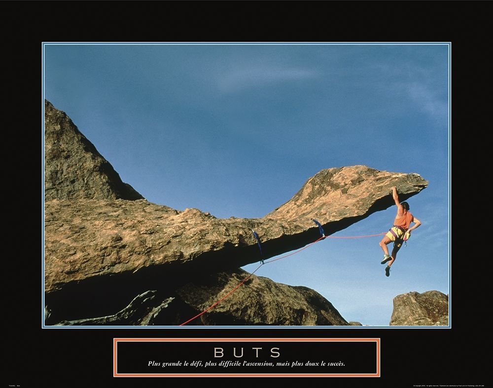 Buts - Cliffhanger art print by Frontline for $57.95 CAD