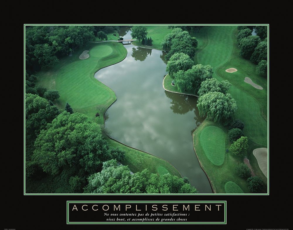 Accomplissement - Golf art print by Frontline for $57.95 CAD