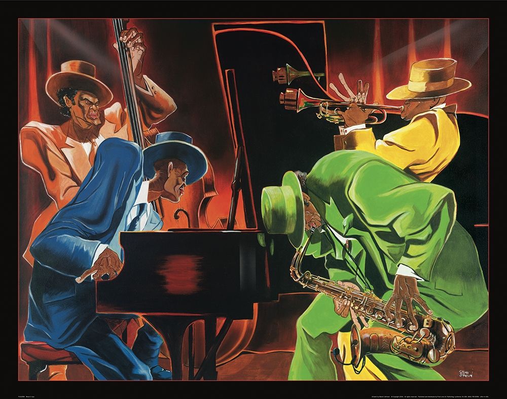 Jazz Quartet art print by Frontline for $57.95 CAD