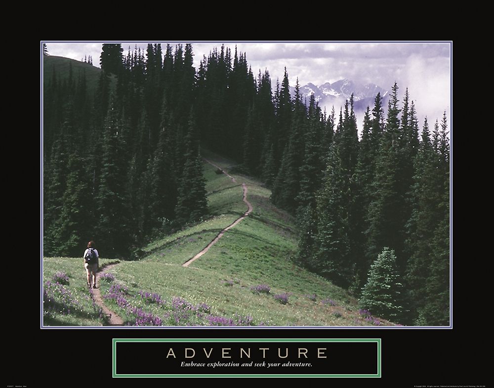 Adventure - Hiking art print by Frontline for $57.95 CAD