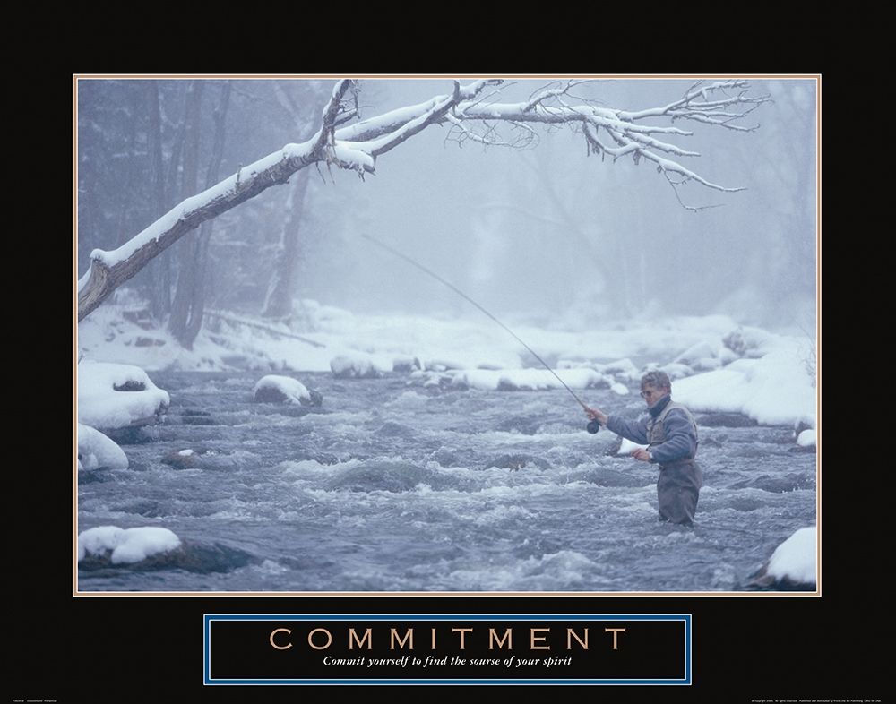 Commitment - Fisherman art print by Frontline for $57.95 CAD