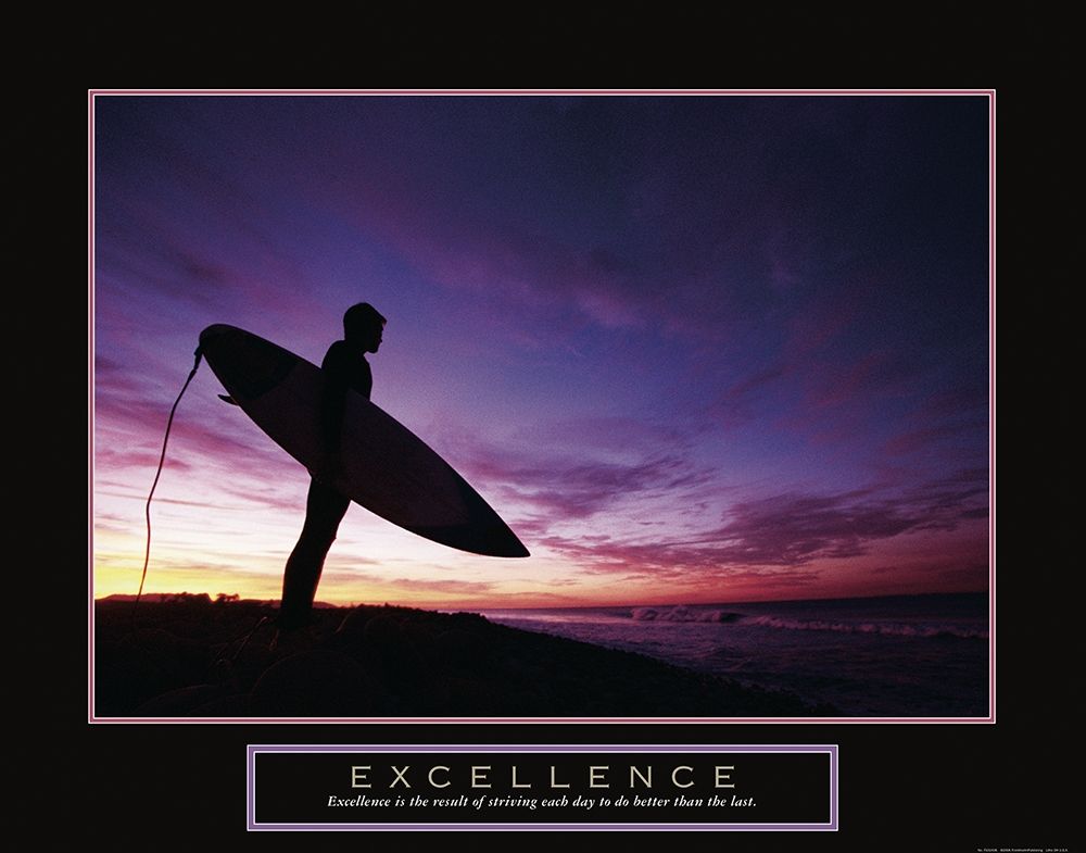 Excellence - Surfer art print by Frontline for $57.95 CAD