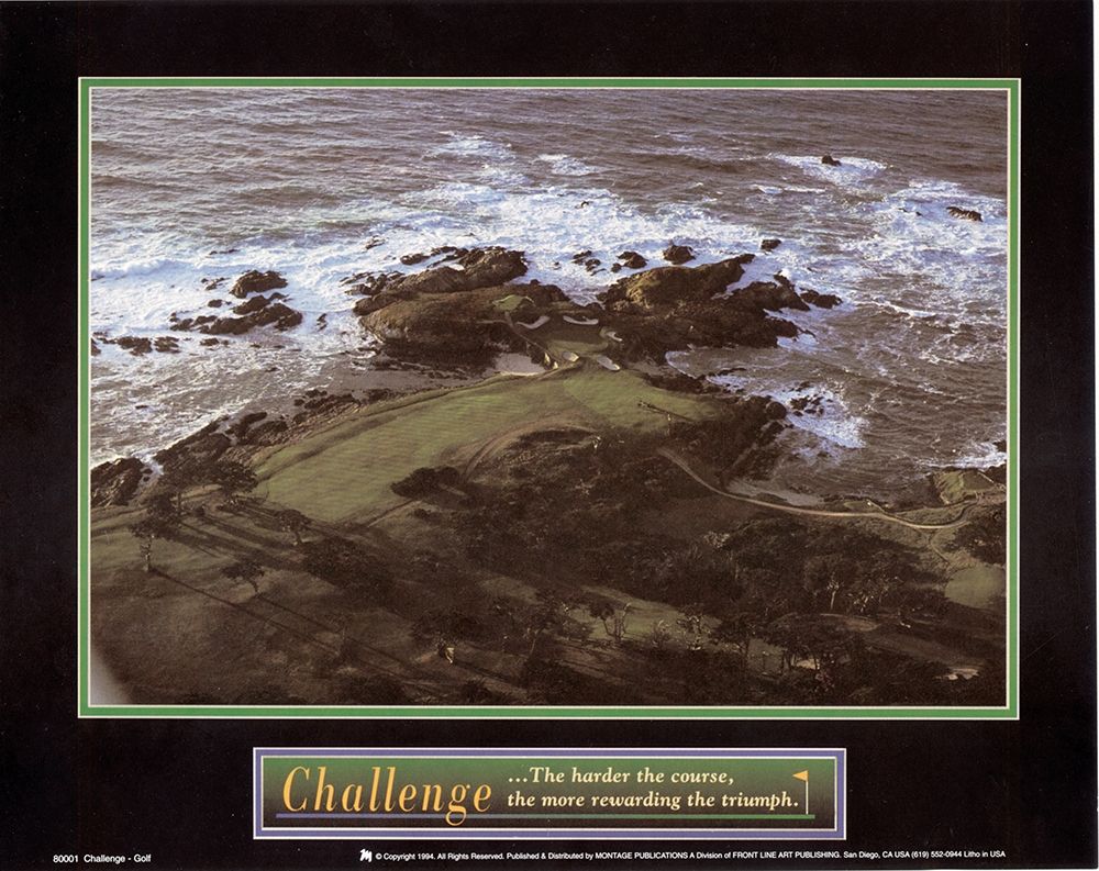 Challenge - Golf art print by Unknown for $57.95 CAD