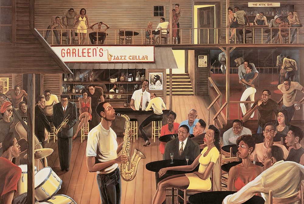 Jazz Cellar art print by Unknown for $57.95 CAD