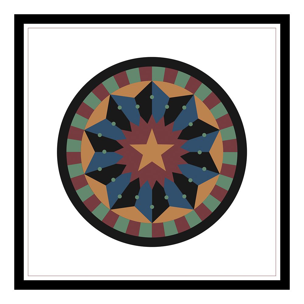 Hex Star art print by Unknown for $57.95 CAD