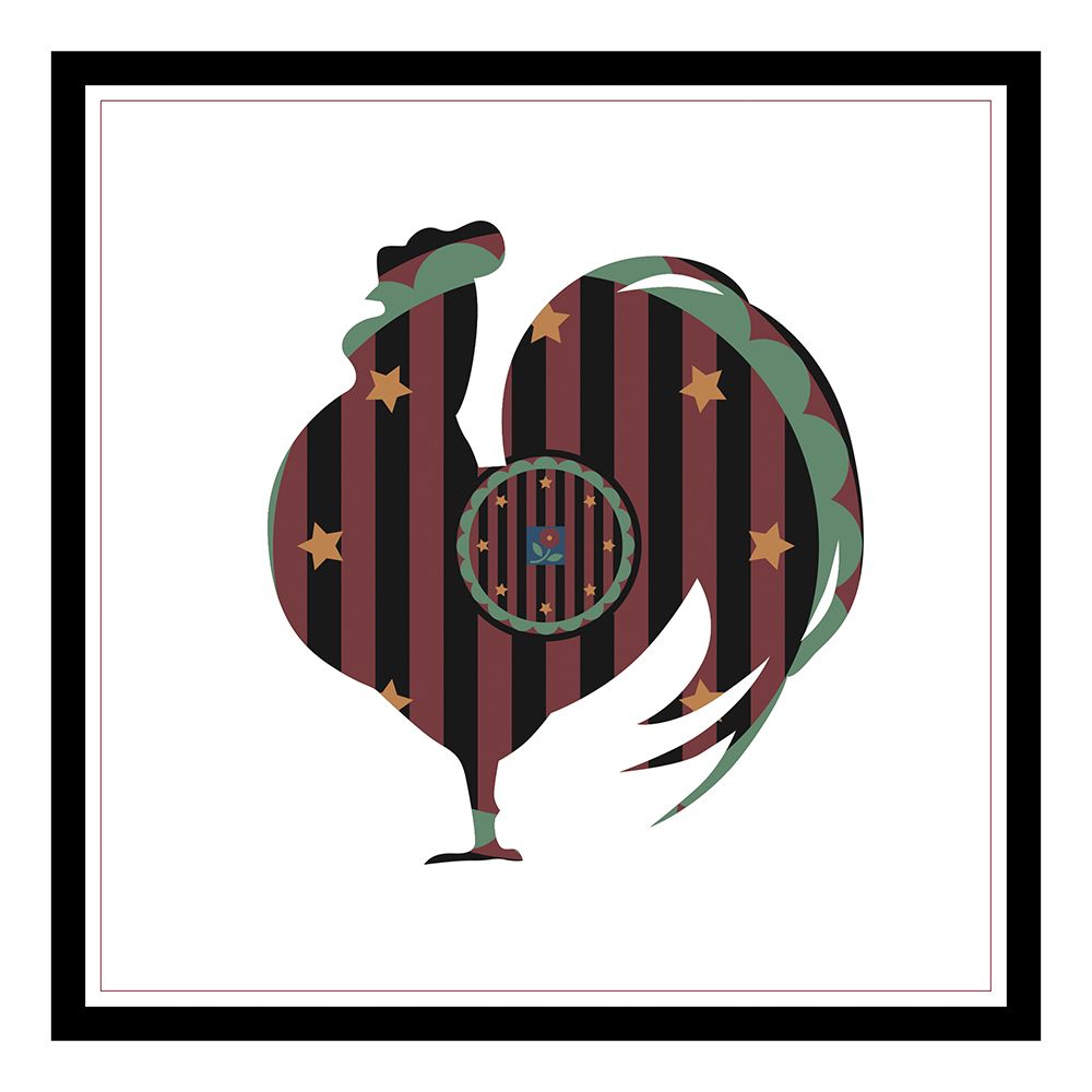Hex Rooster art print by Unknown for $57.95 CAD