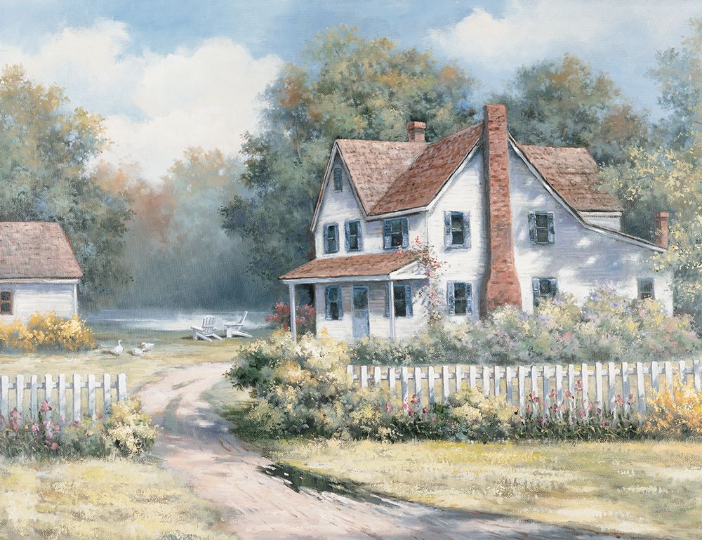 Farm House art print by Unknown for $57.95 CAD