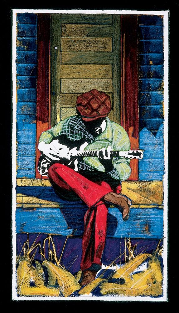 Guitar Man art print by Unknown for $57.95 CAD