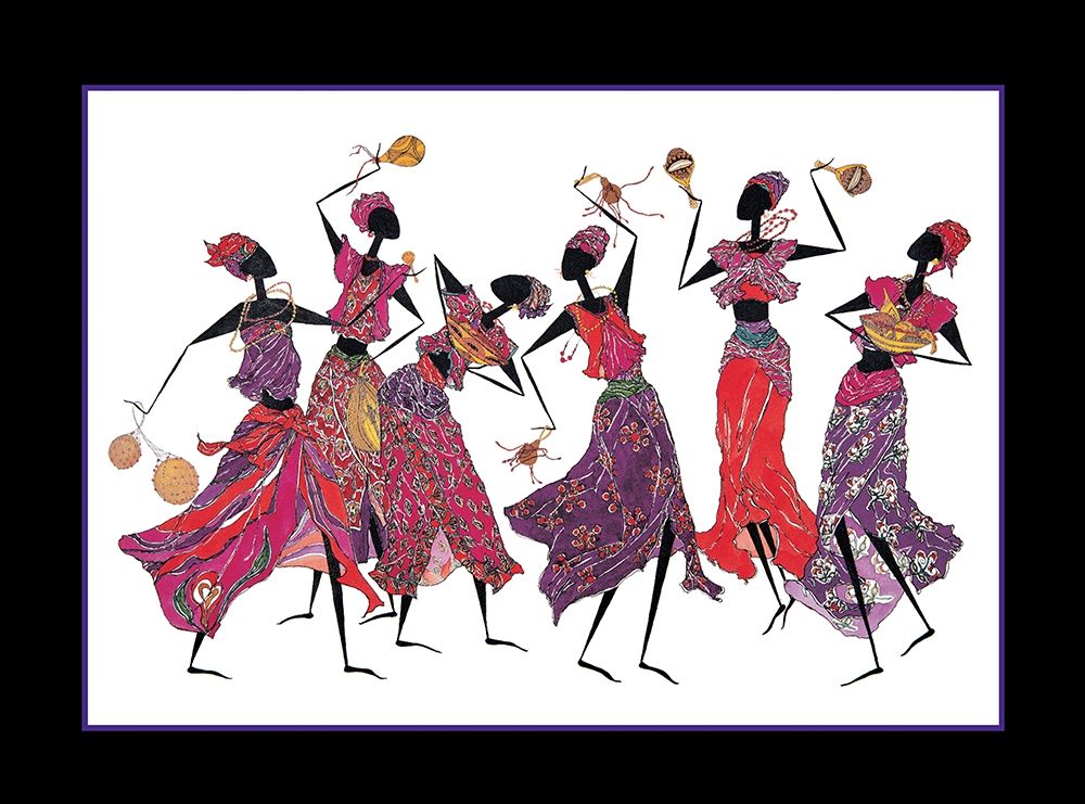 Dancin Troupe art print by Unknown for $57.95 CAD