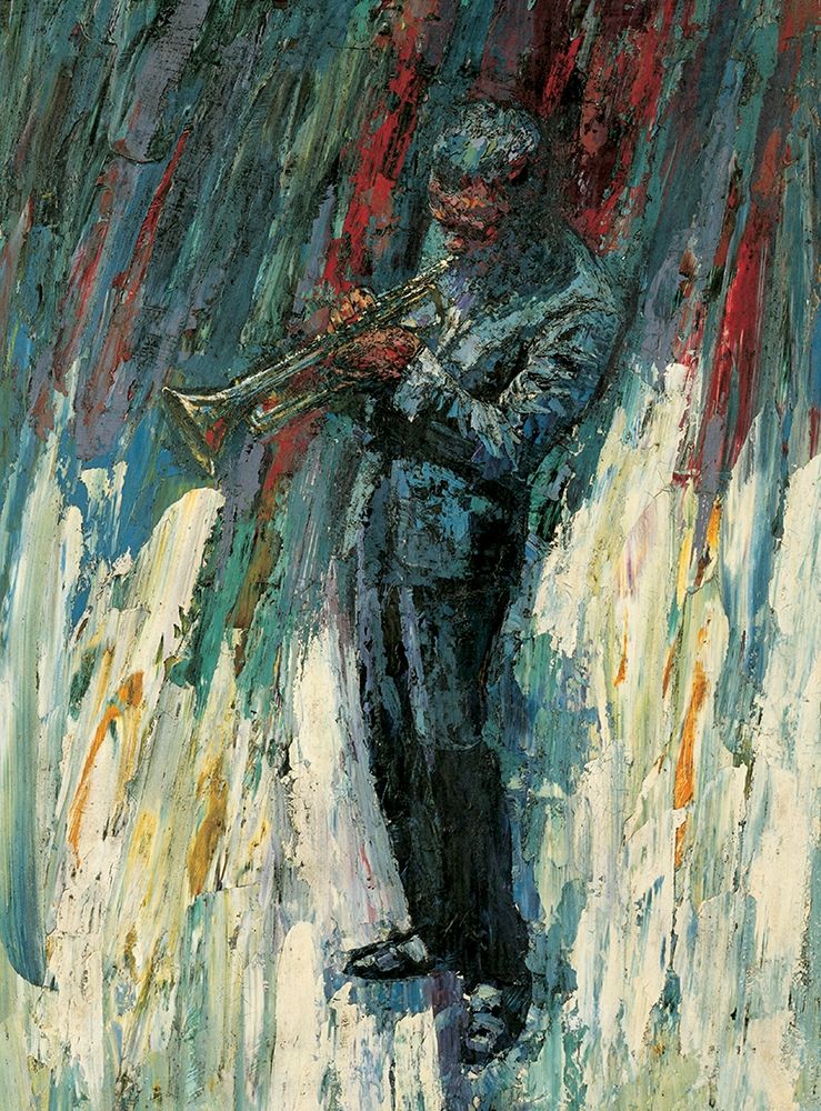Trumpet Man art print by Unknown for $57.95 CAD