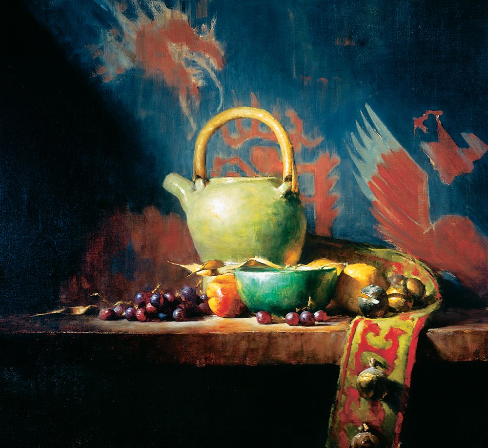 Green Teapot art print by Unknown for $57.95 CAD