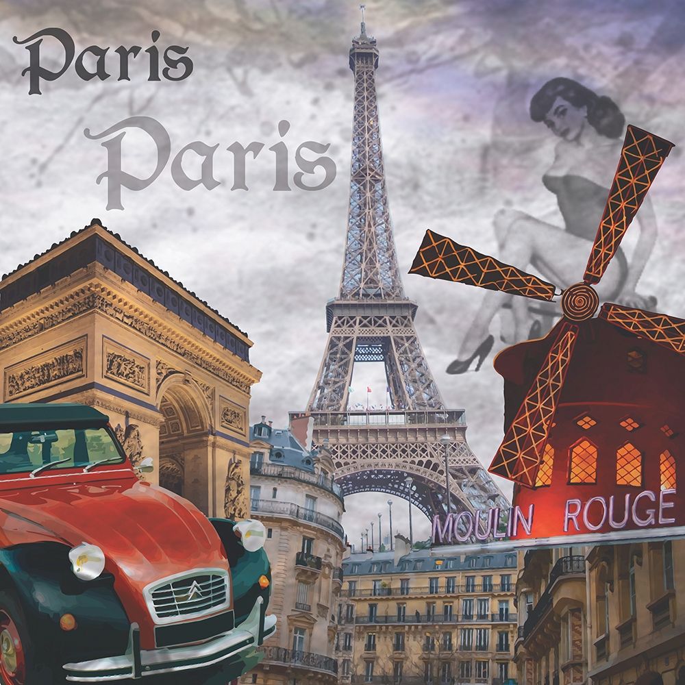 Paris Folies art print by BRAUN Studio for $57.95 CAD