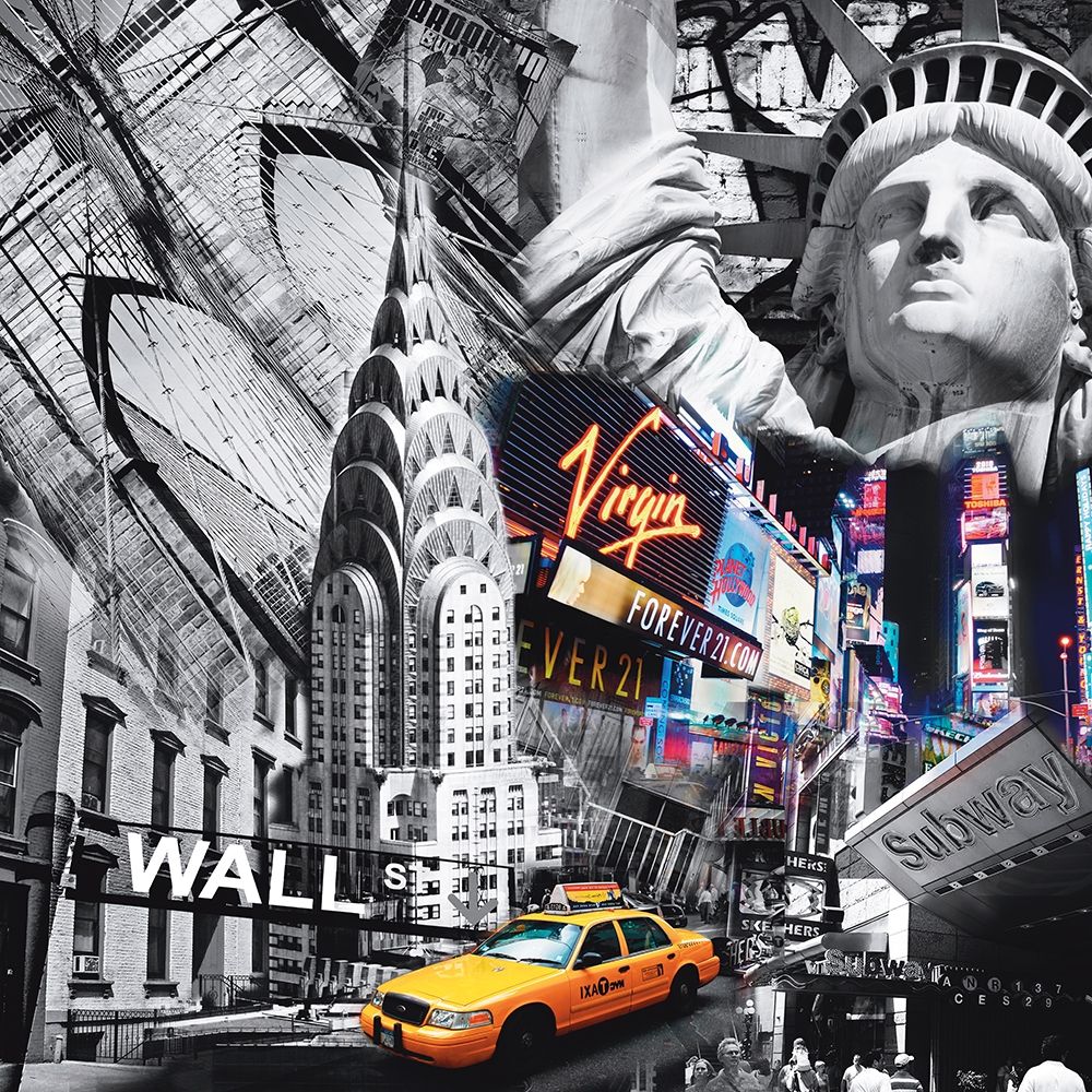 New York Wall St art print by BRAUN Studio for $57.95 CAD