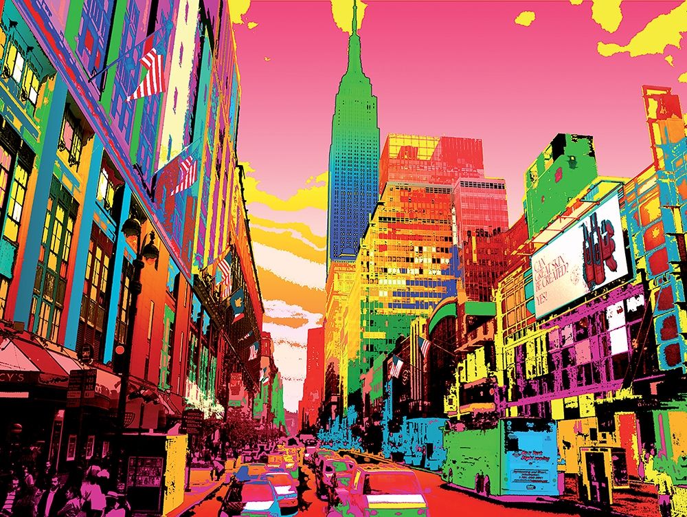Empire State Building art print by Geraldine Potron for $57.95 CAD