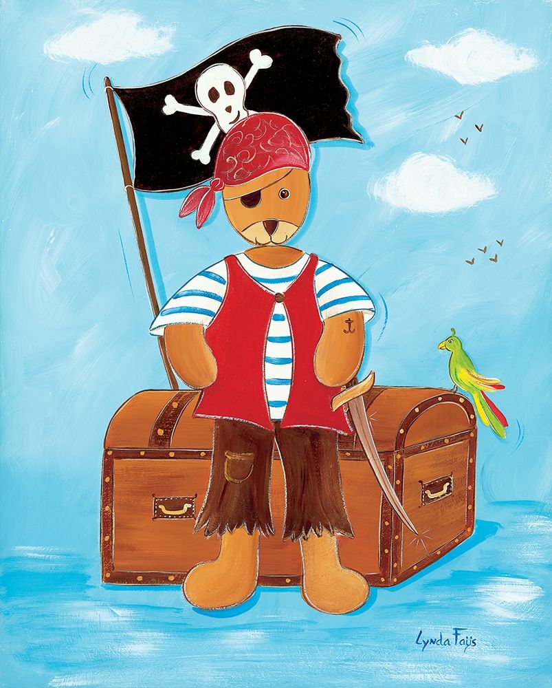 Le pirate art print by Lynda Fays for $57.95 CAD